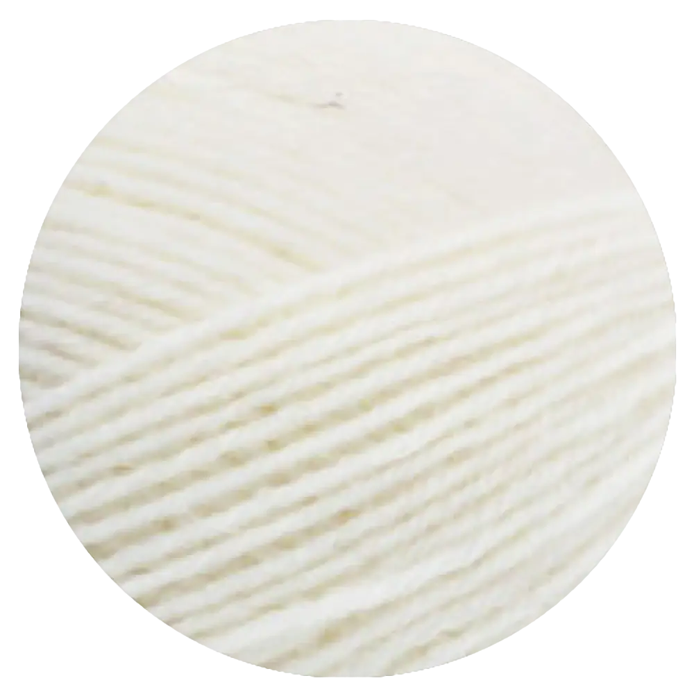 #Farbe_Lana Grossa Meilenweit 100 | 1345 Weiß