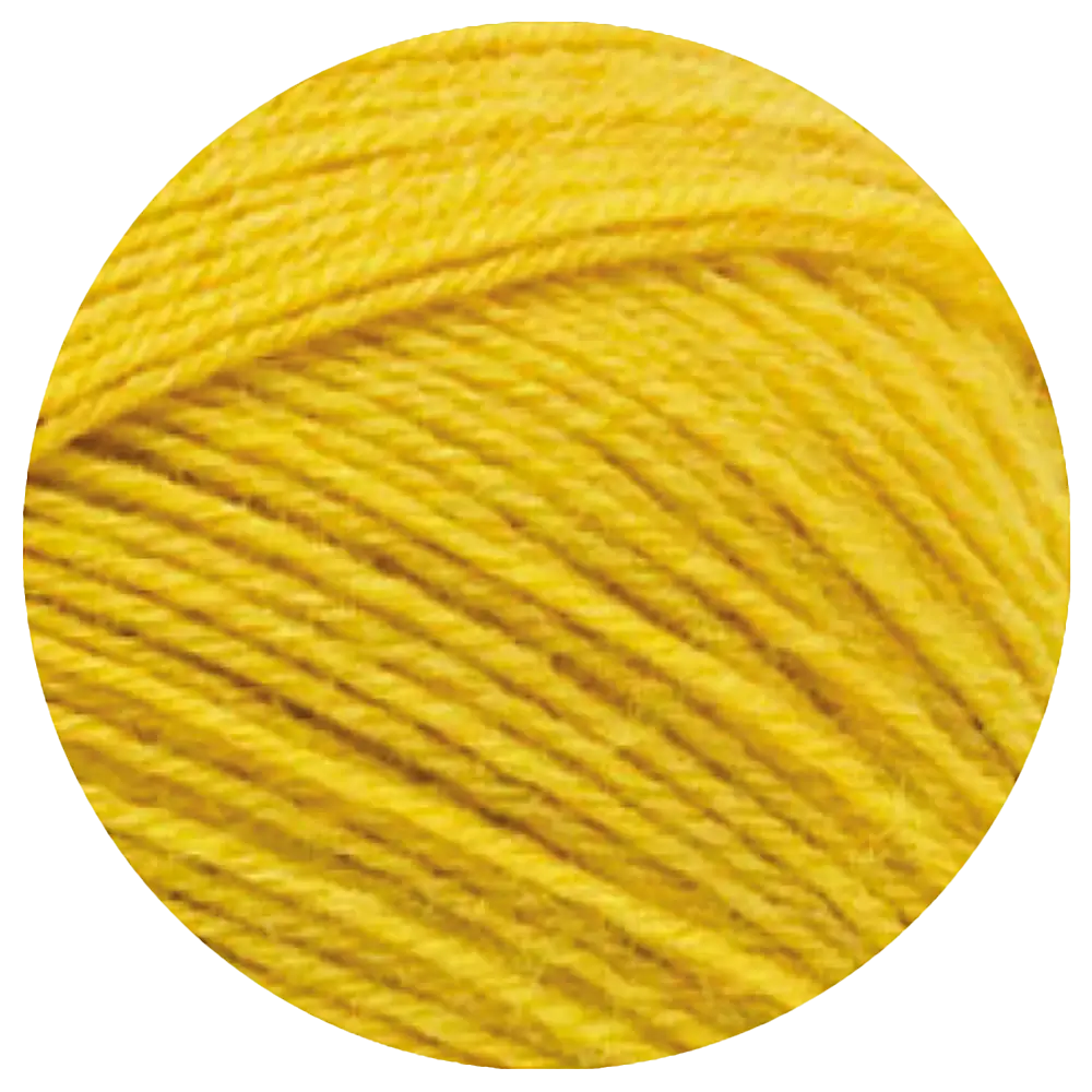 #Farbe_Lana Grossa Meilenweit 100 | 1370 Senfgelb