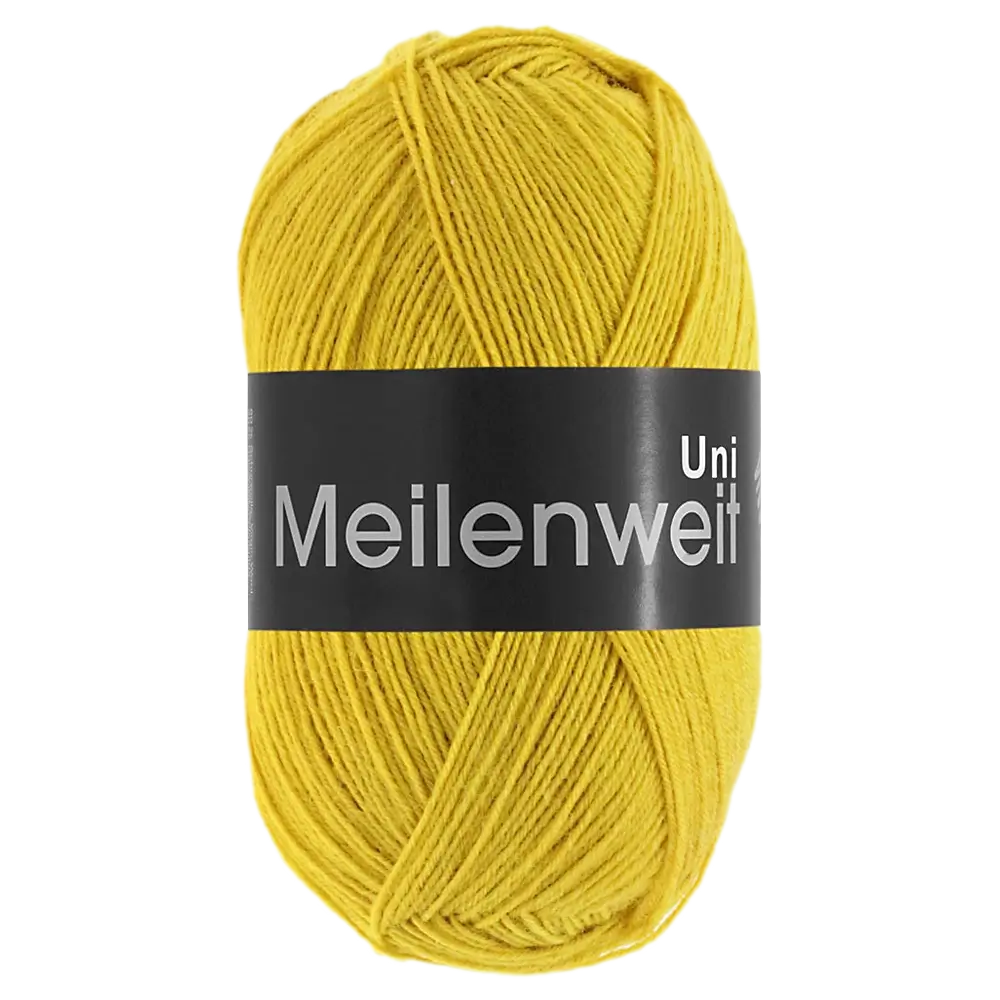 #Farbe_Lana Grossa Meilenweit 100 | 1370 Senfgelb