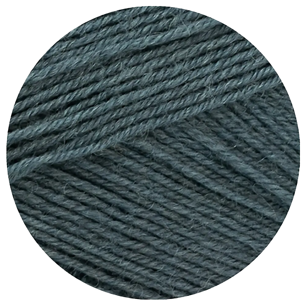 #Farbe_Lana Grossa Meilenweit 100 | 1388 Blaugrau