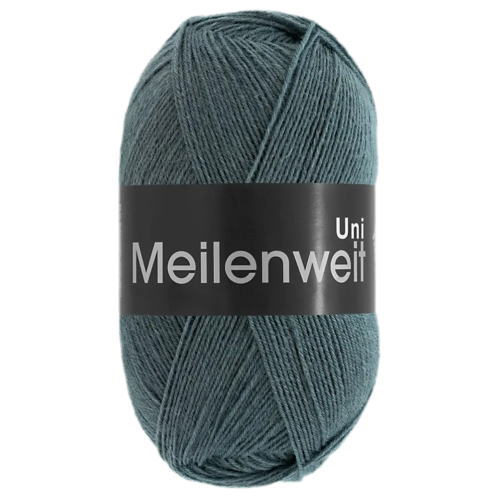#Farbe_Lana Grossa Meilenweit 100 | 1388 Blaugrau