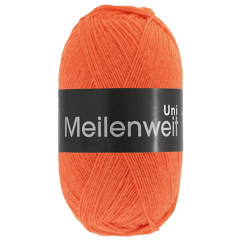 #Farbe_Lana Grossa Meilenweit 100 | 1396 Kürbisrot