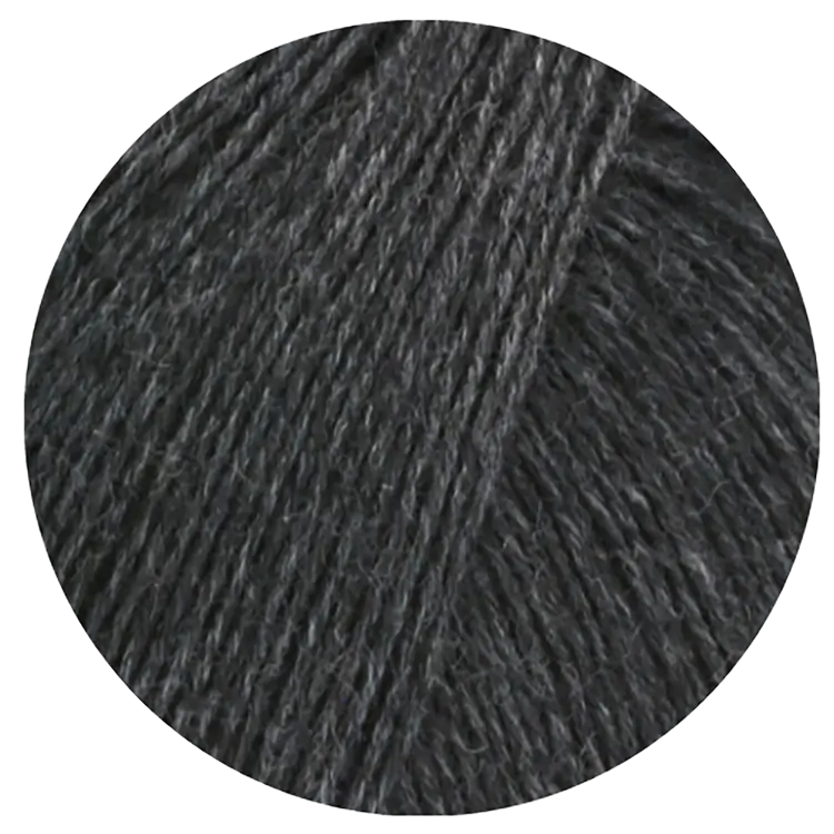 #Farbe_Lana Grossa Meilenweit 100 Alpaca | 2015 Anthrazit