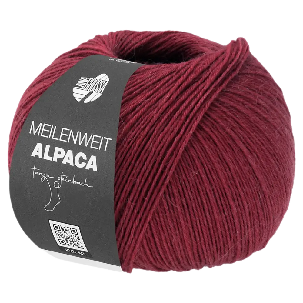 #Farbe_Lana Grossa Meilenweit 100 Alpaca | 2020 Weinrot