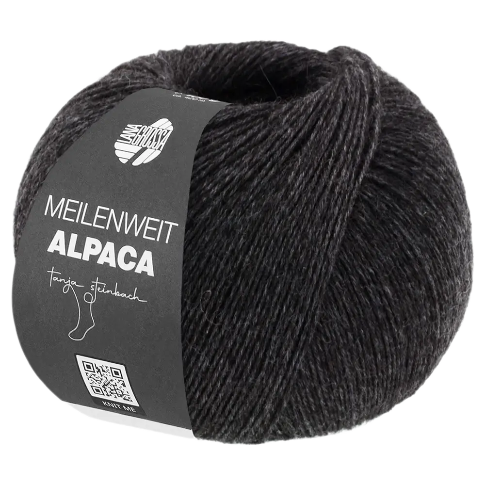 #Farbe_Lana Grossa Meilenweit 100 Alpaca | 2028 Dunkelbraun