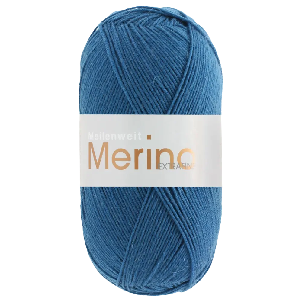 #Farbe_Lana Grossa Meilenweit 100 Merino Extrafine Uni | 2409 Grünblau
