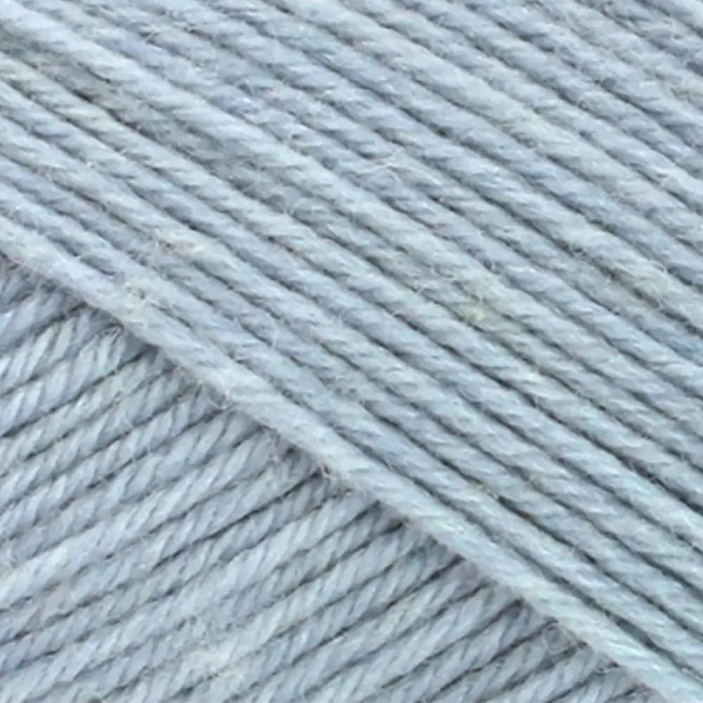 #Farbe_Lana Grossa Meilenweit 100 Merino Extrafine Uni | 2420 Graublau