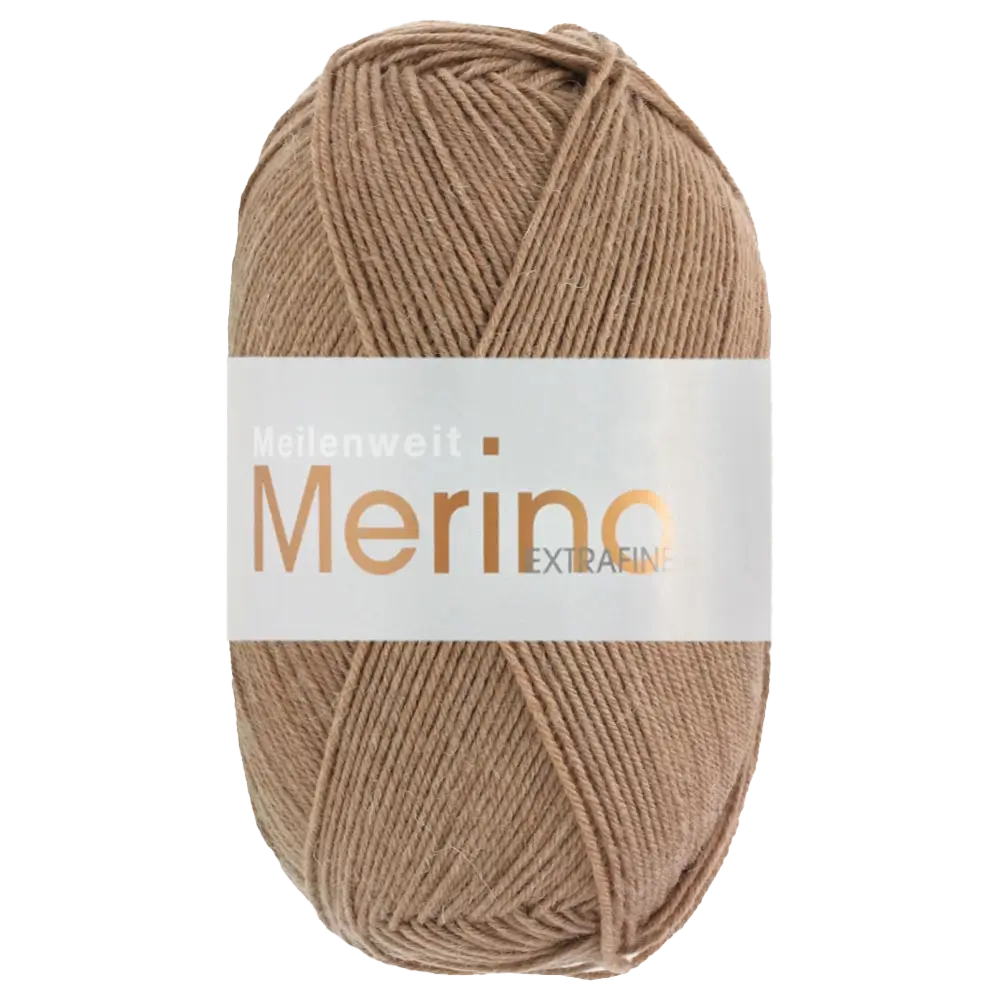 #Farbe_Lana Grossa Meilenweit 100 Merino Extrafine Uni | 2429 Camel