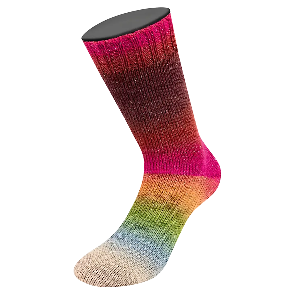 #Farbe_Lana Grossa Meilenweit 100 Merino Color Mix Sparks | 7611