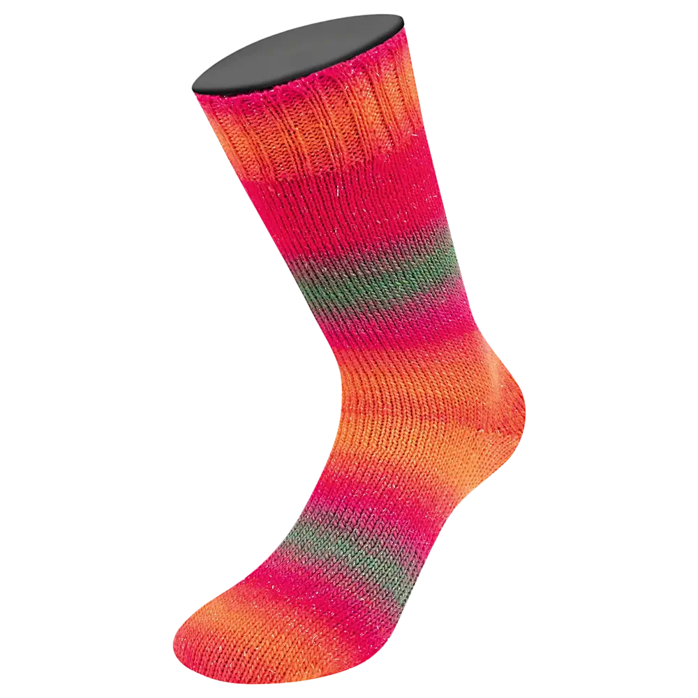 #Farbe_Lana Grossa Meilenweit 100 Merino Color Mix Sparks | 7613
