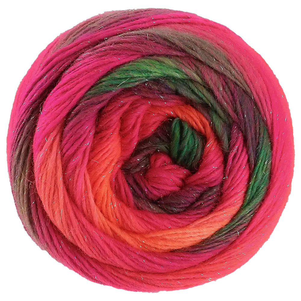 #Farbe_Lana Grossa Meilenweit 100 Merino Color Mix Sparks | 7613