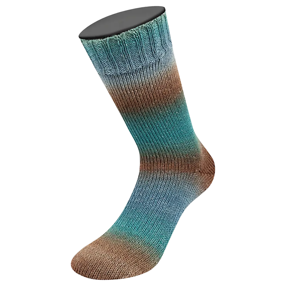 #Farbe_Lana Grossa Meilenweit 100 Merino Color Mix Sparks | 7615