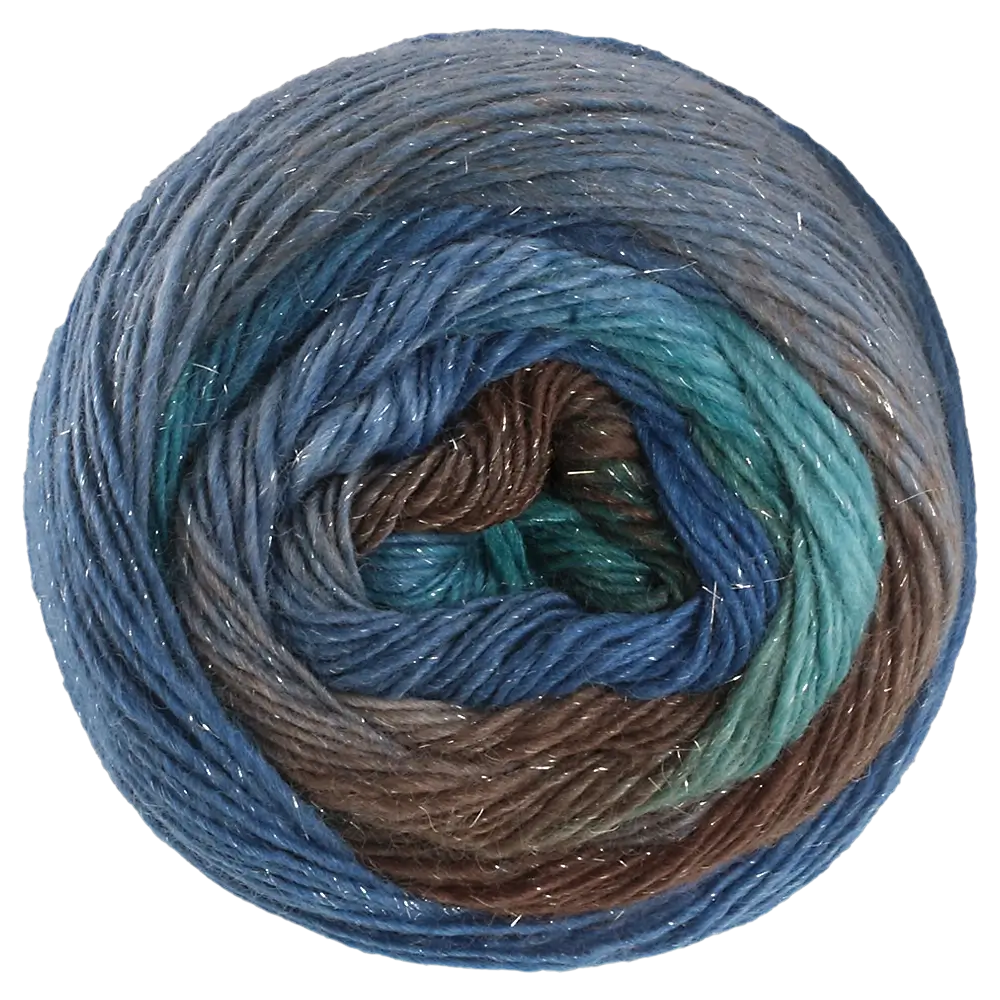 #Farbe_Lana Grossa Meilenweit 100 Merino Color Mix Sparks | 7615
