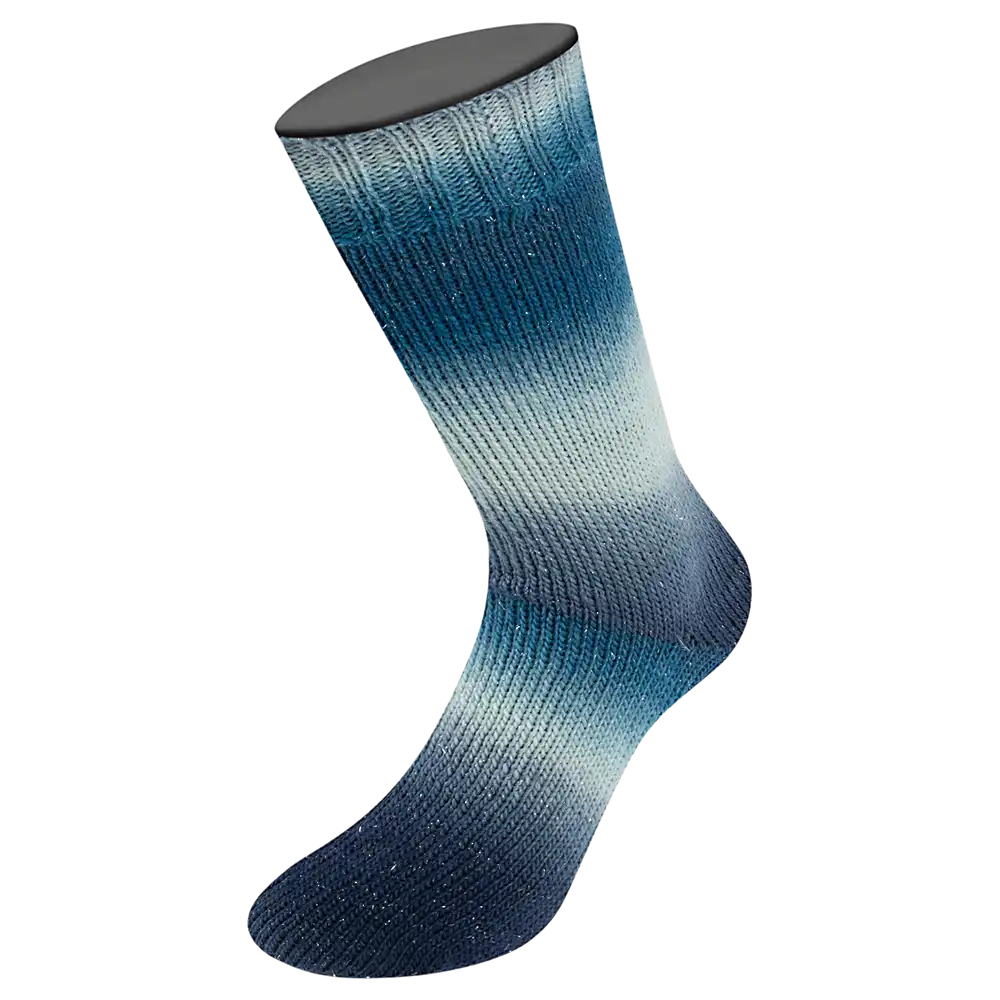 #Farbe_Lana Grossa Meilenweit 100 Merino Color Mix Sparks | 7620