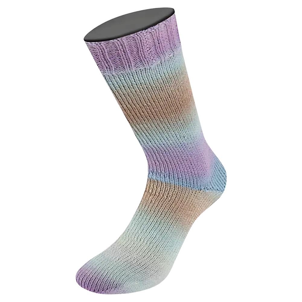 #Farbe_Lana Grossa Meilenweit 100 Merino Color Mix Sparks | 7622