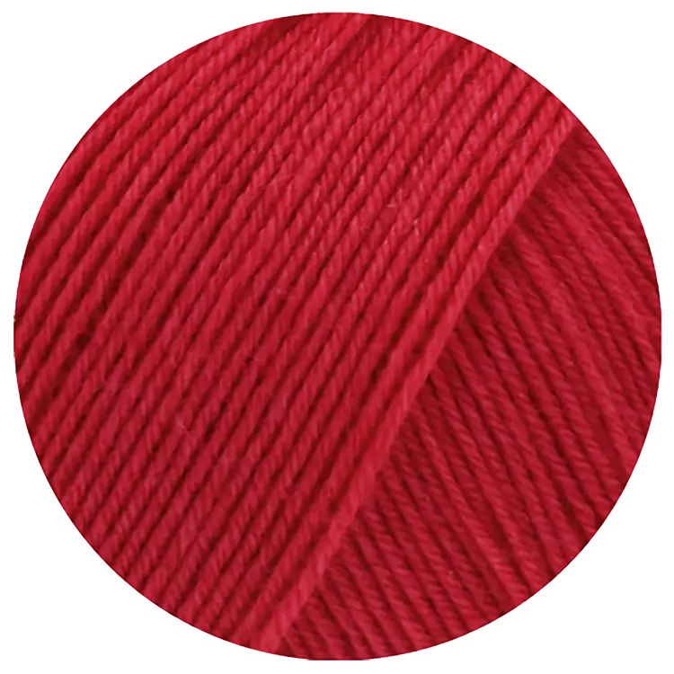 #Farbe_Lana Grossa Meilenweit 100 Seta | 52 Rot