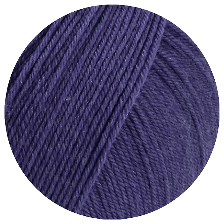 #Farbe_Lana Grossa Meilenweit 100 Seta | 54 Blauviolett