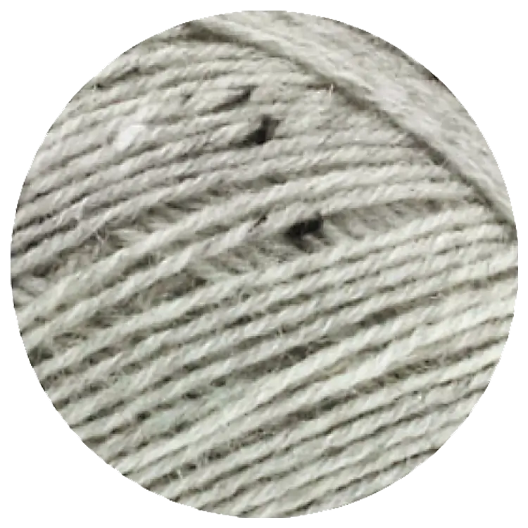 #Farbe_Lana Grossa Meilenweit 100 Tweed | 110 Grau meliert