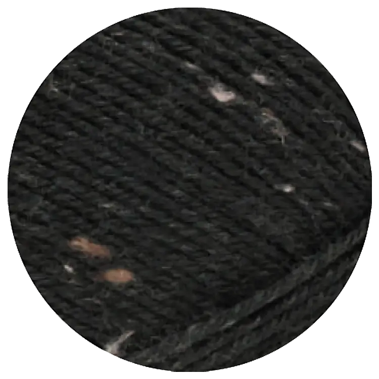 #Farbe_Lana Grossa Meilenweit 100 Tweed | 126 Schwarz