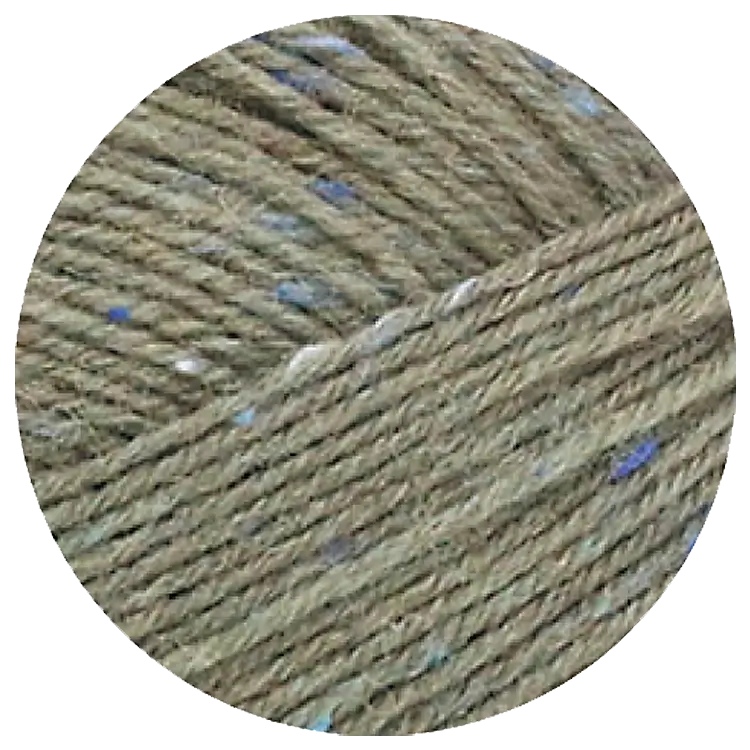 #Farbe_Lana Grossa Meilenweit 100 Tweed | 155 Grüngrau