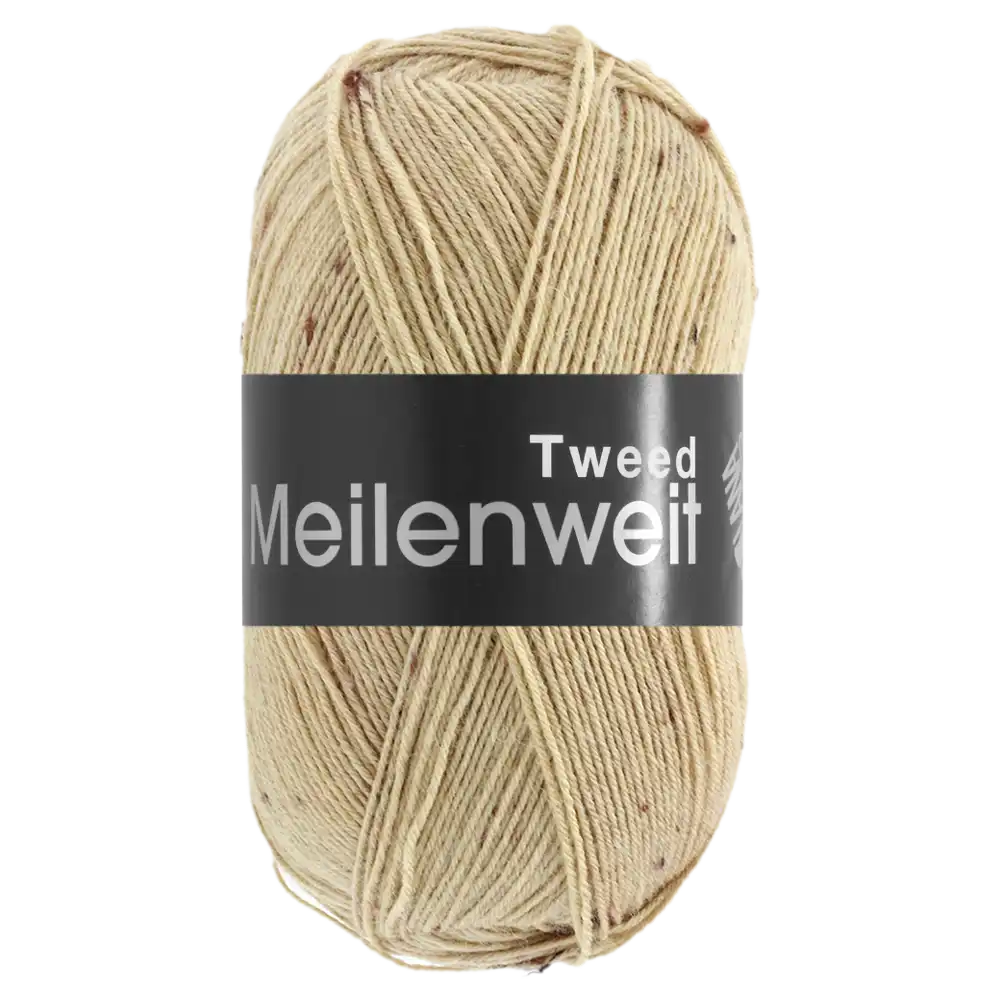 #Farbe_Lana Grossa Meilenweit 100 Tweed | 169 Hellbeige