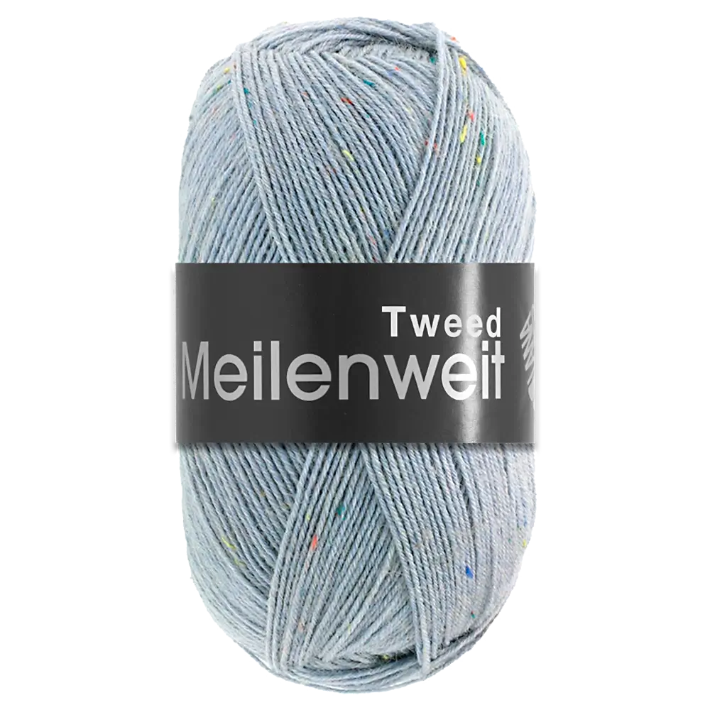 #Farbe_Lana Grossa Meilenweit 100 Tweed | 171 Graublau