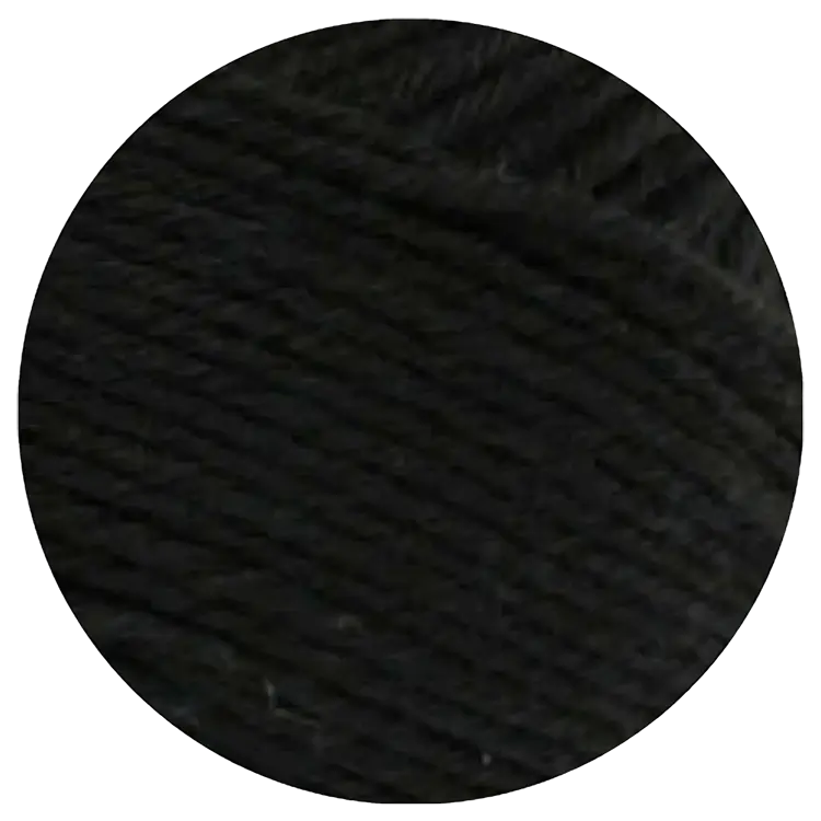 #Farbe_Lana Grossa Meilenweit 6-fach | 8814 Schwarz