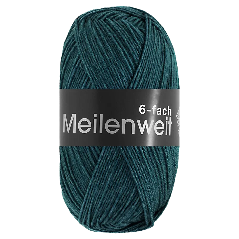 #Farbe_Lana Grossa Meilenweit 6-fach | 9682 Dunkelpetrol