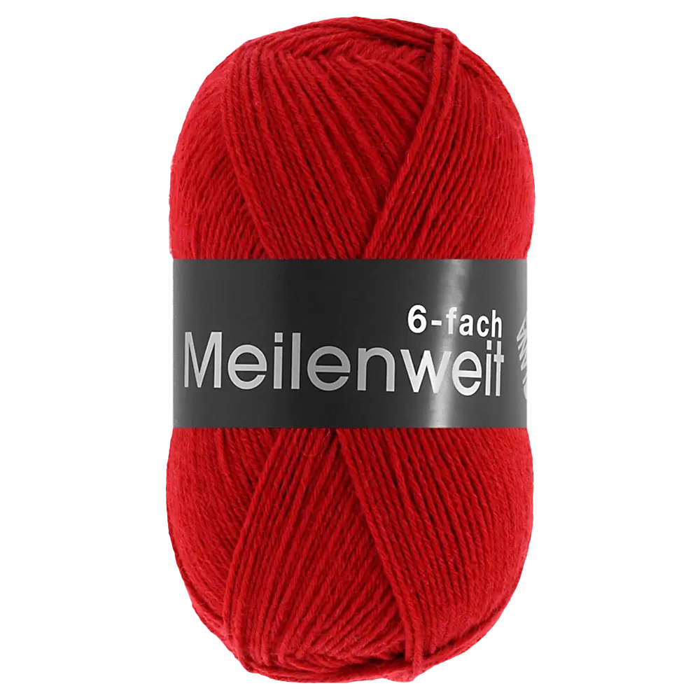 #Farbe_Lana Grossa Meilenweit 6-fach | 8966 Rot