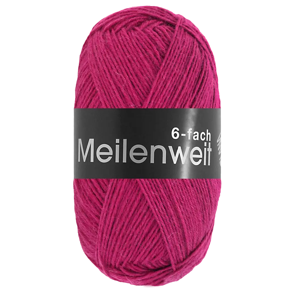 #Farbe_Lana Grossa Meilenweit 6-fach | 9245 Pink