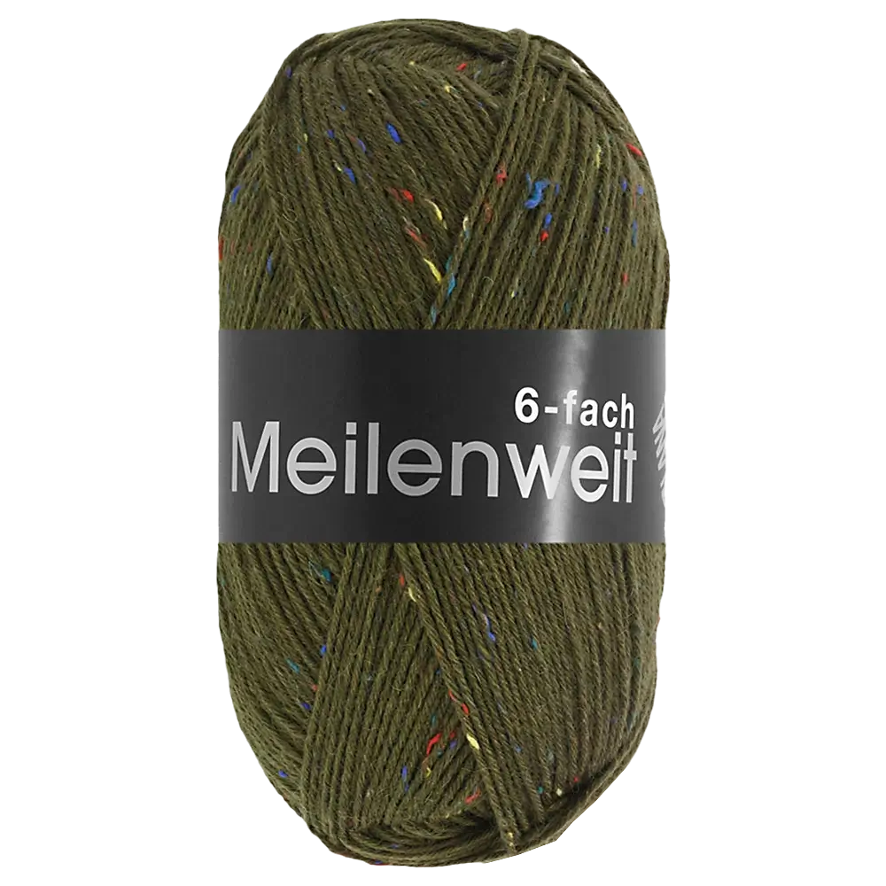 #Farbe_Lana Grossa Meilenweit 6-fach | 9248 Dunkelgrün