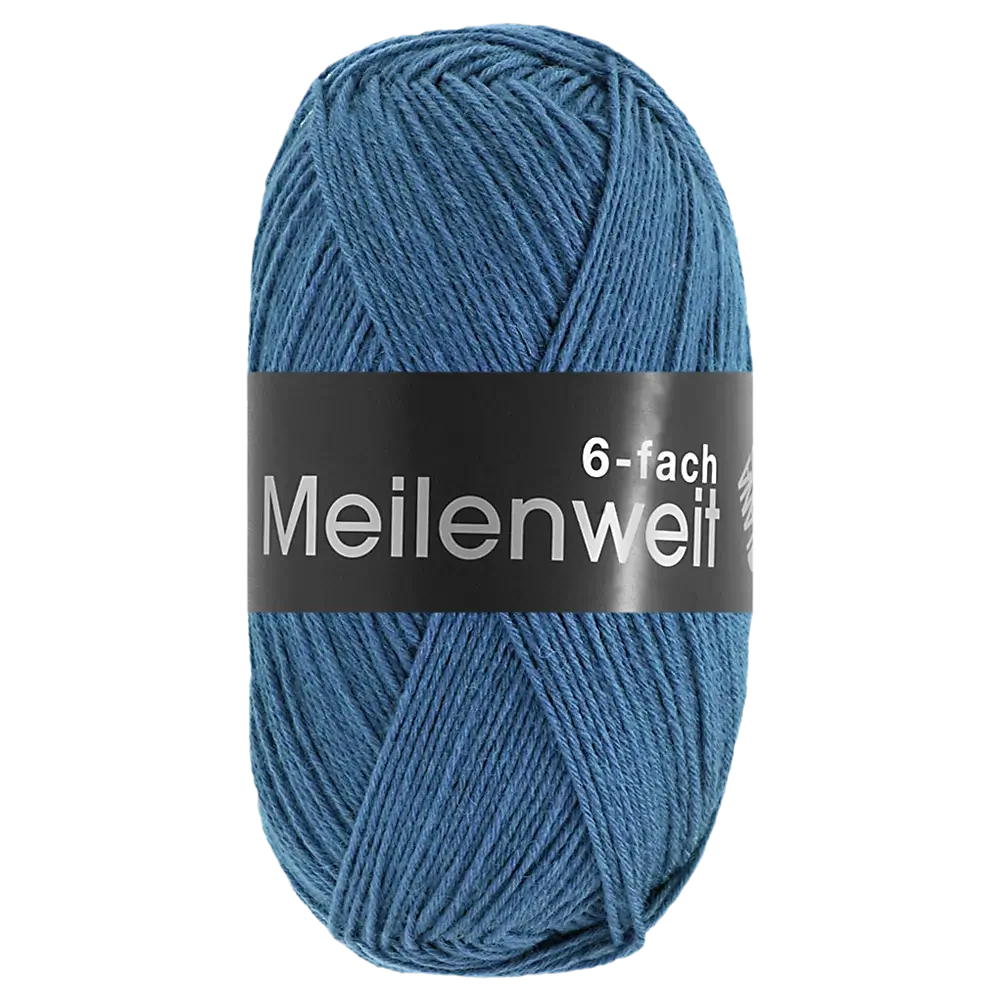 #Farbe_Lana Grossa Meilenweit 6-fach | 9675 Azurblau