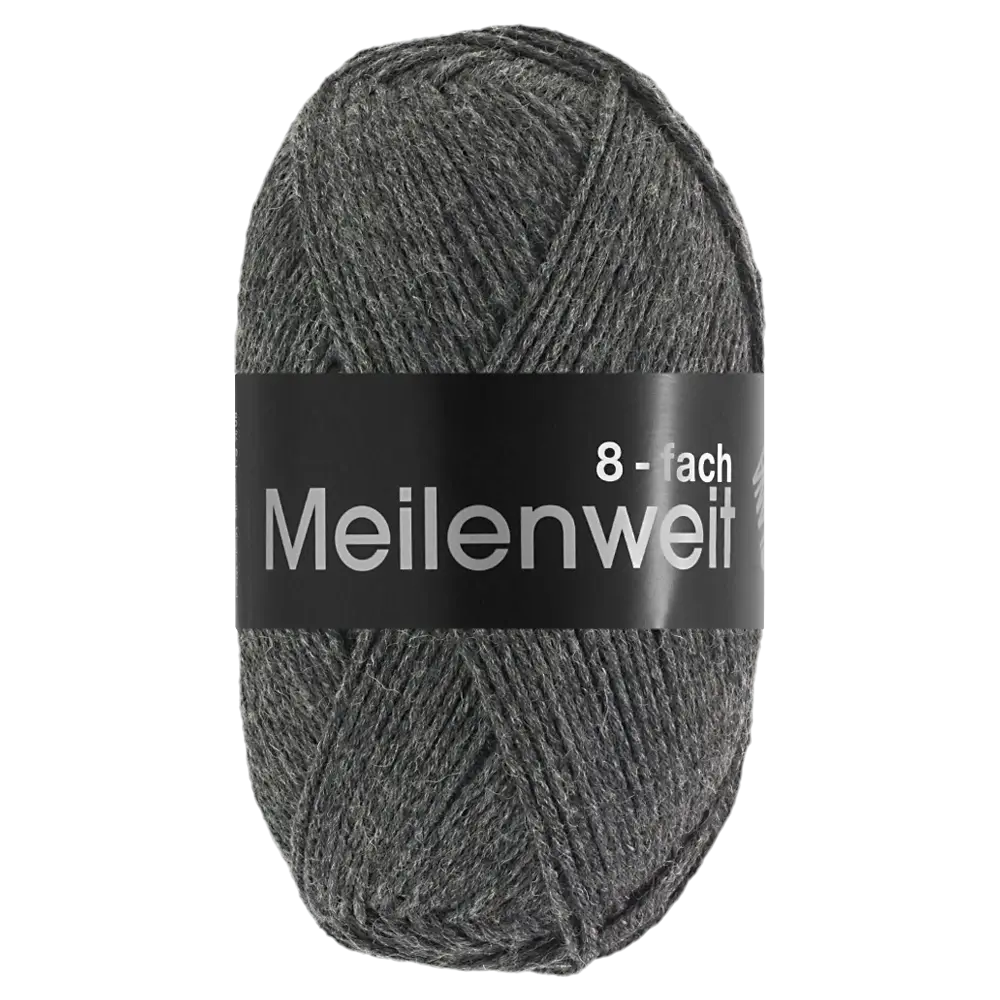 #Farbe_Lana Grossa Meileinweit 8-fach | 9557 Anthrazit