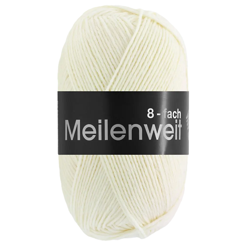 #Farbe_Lana Grossa Meileinweit 8-fach | 9560 Rohweiß