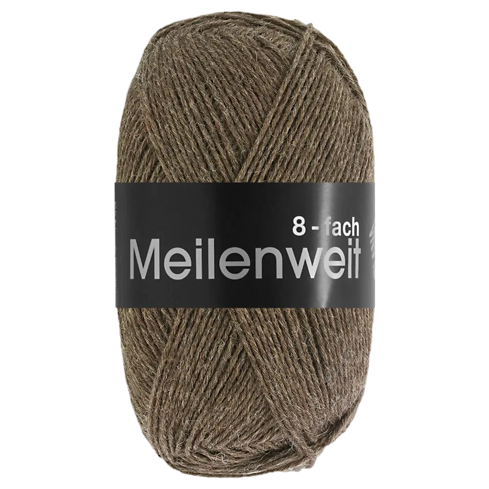 #Farbe_Lana Grossa Meileinweit 8-fach | 9612 Dunkelbraun