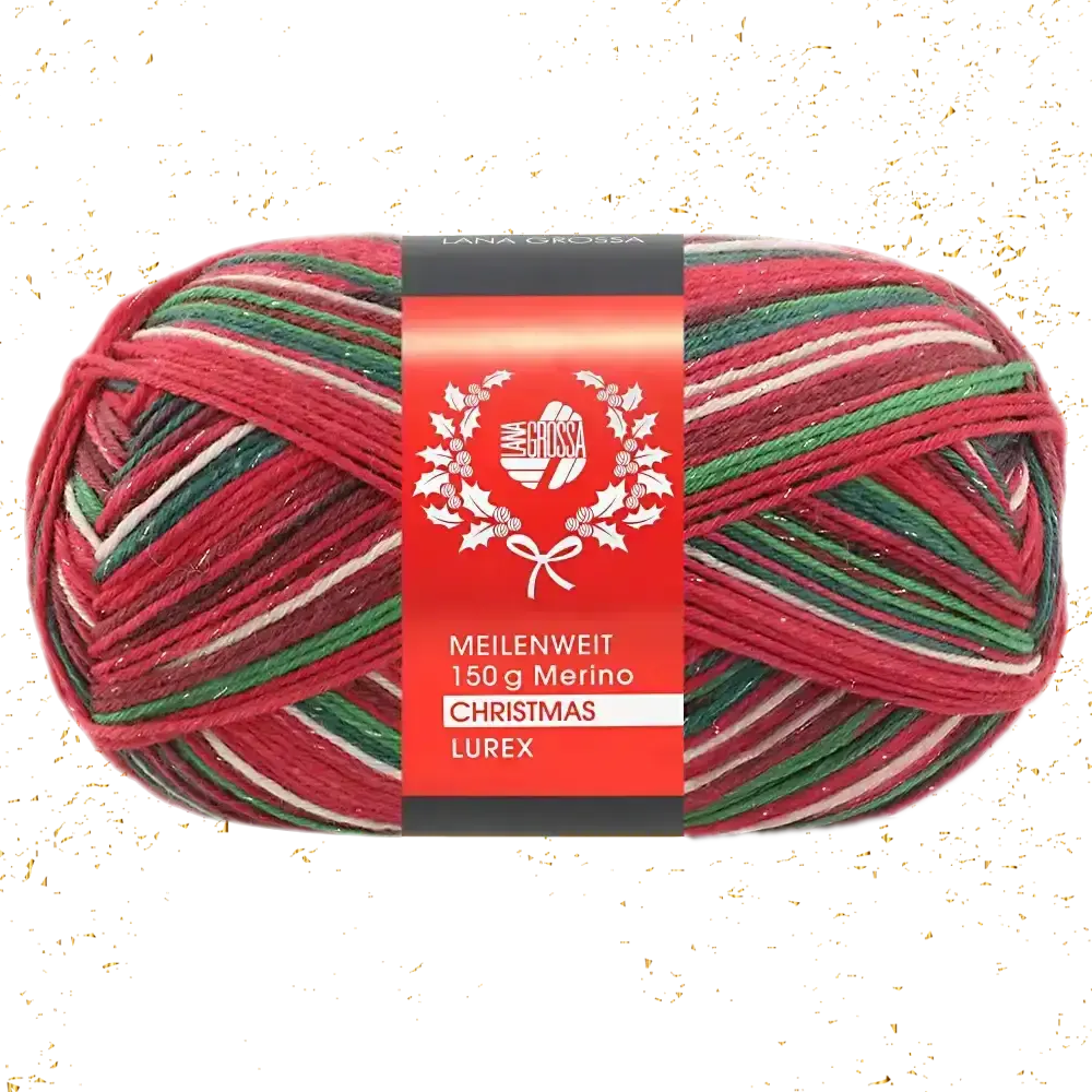 #Farbe_Lana Grossa Meilenweit 150 Merino Christmas 2025 | 636
