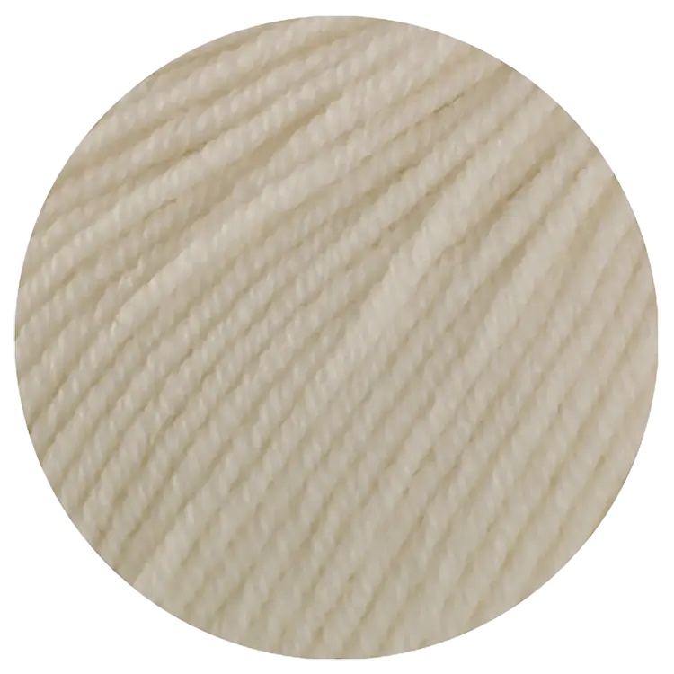 #Farbe_Lana Grossa Merino Soft | 01 Ecru