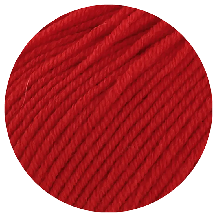 #Farbe_Lana Grossa Merino Soft | 11 Leuchtendrot