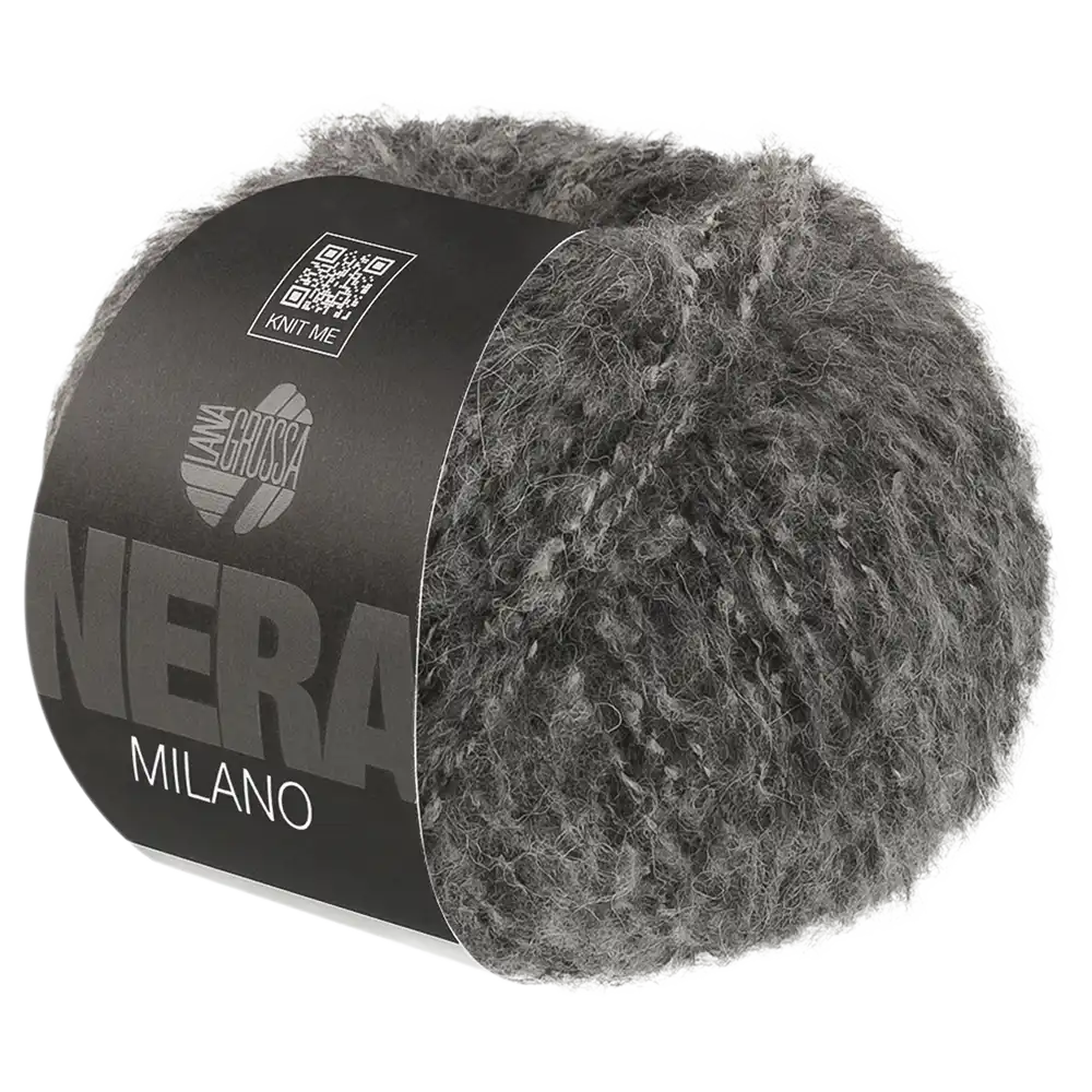 #Farbe_Lana Grossa Milano | 02 Dunkelgrau meliert