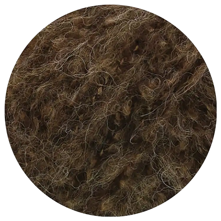 #Farbe_Lana Grossa Milano | 10 Dunkelbraun meliert