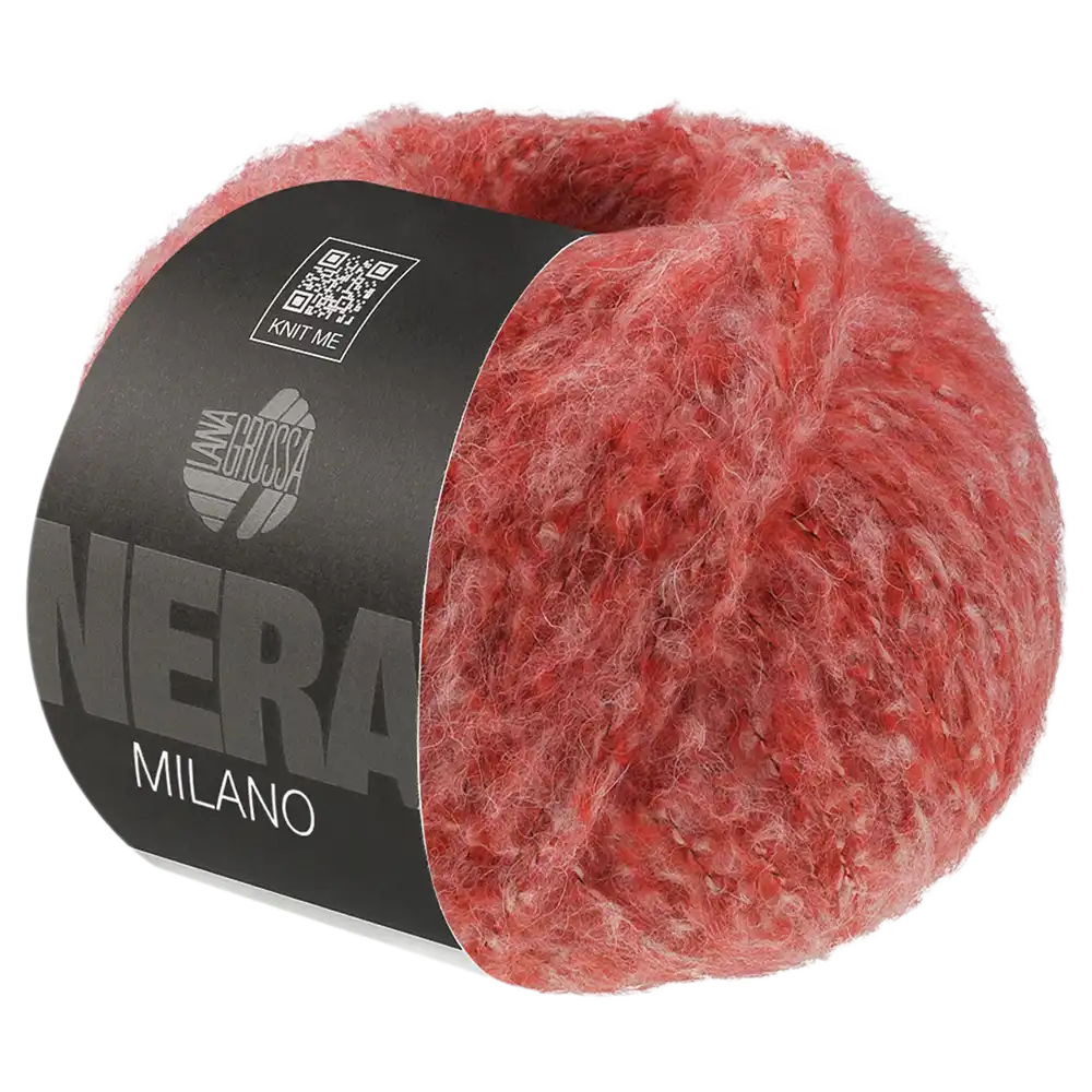 #Farbe_Lana Grossa Milano | 14 Hellrot meliert