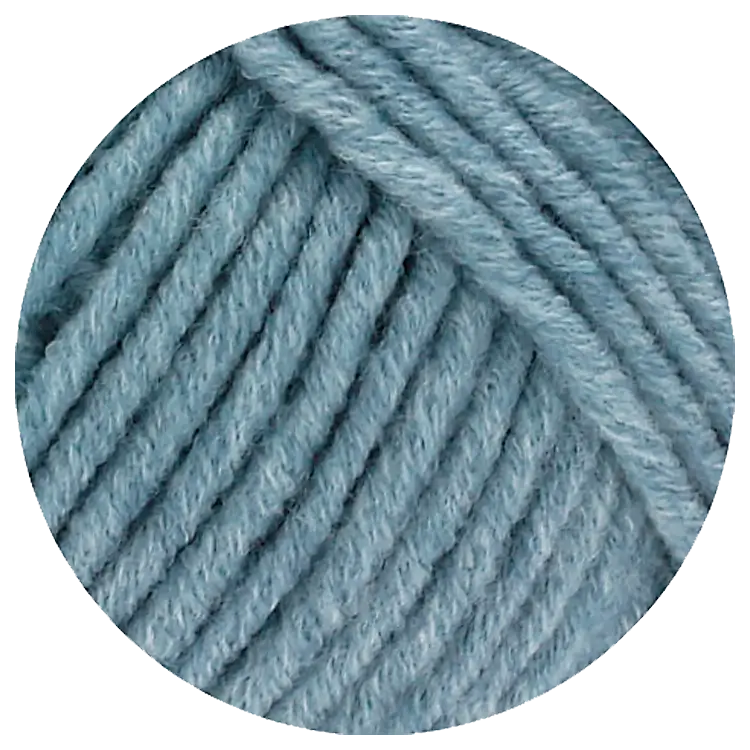 #Farbe_Lana Grossa Mille II | 123 Rauchblau