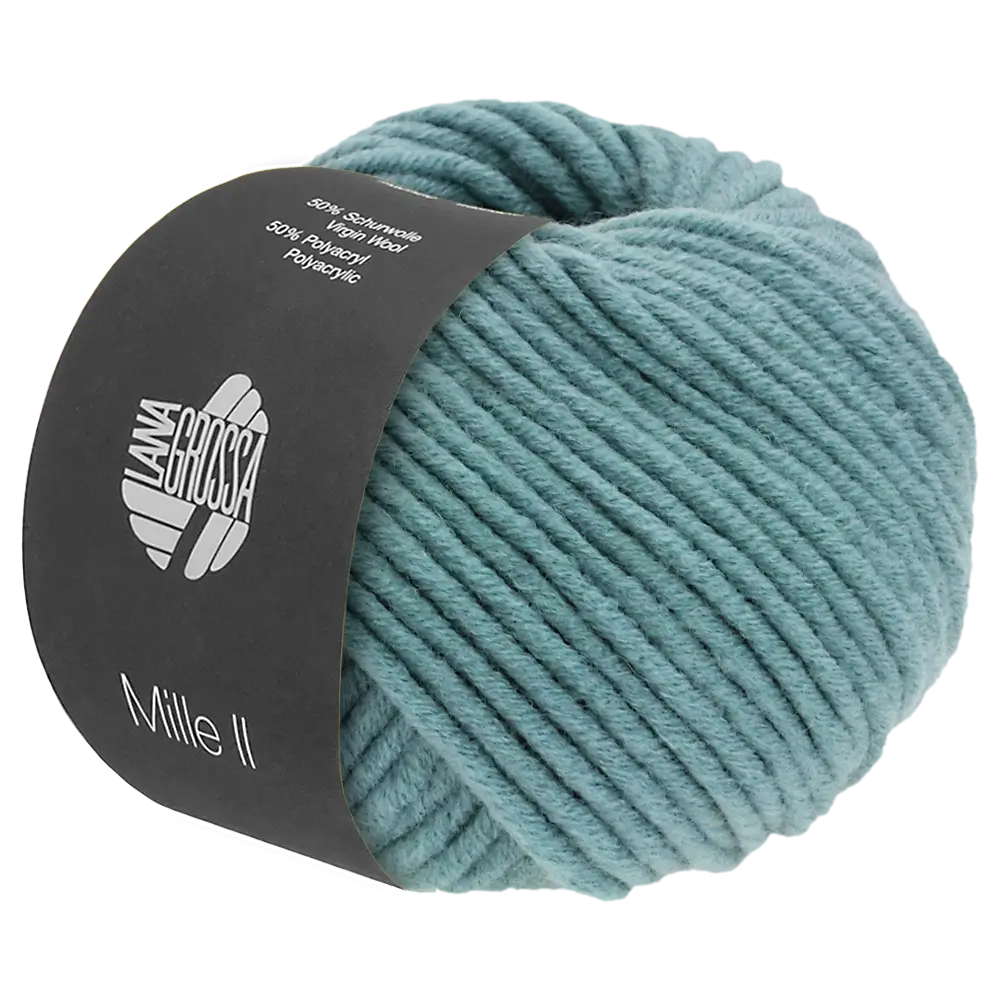 #Farbe_Lana Grossa Mille II | 146 Blaugrün