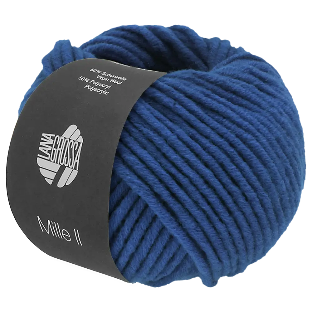 #Farbe_Lana Grossa Mille II | 154 Tintenblau