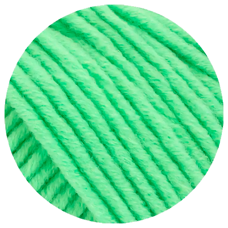 #Farbe_Lana Grossa Mille II | 157 Helles Jadegrün