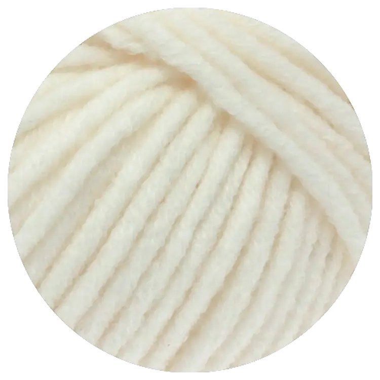 #Farbe_Lana Grossa Mille II | 17 Rohweiß