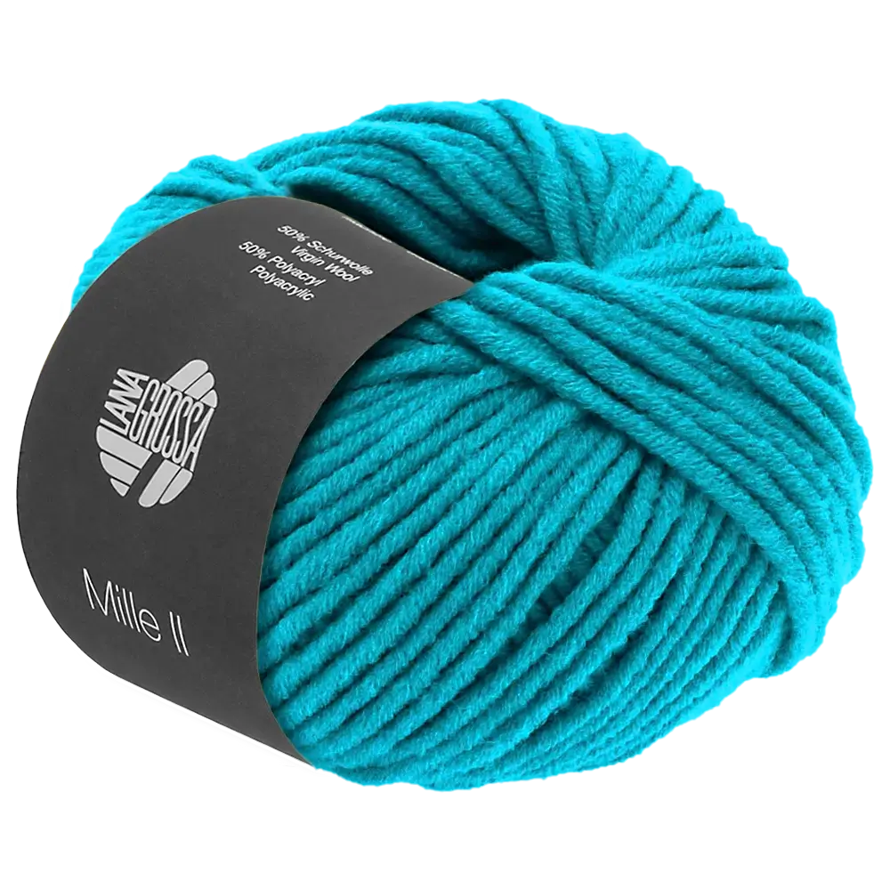 #Farbe_Lana Grossa Mille II | 62 Türkis