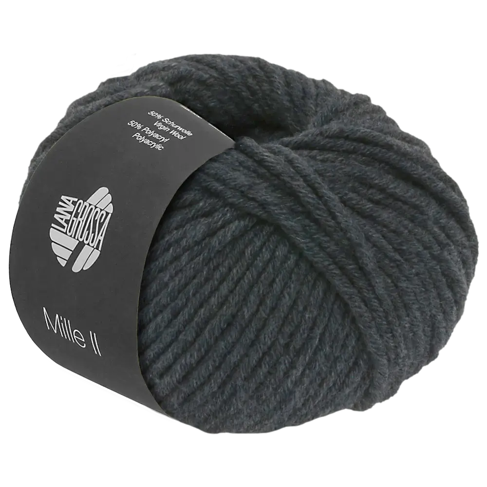 #Farbe_Lana Grossa Mille II | 68 Anthrazit