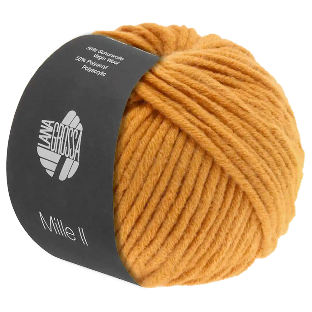 #Farbe_Lana Grossa Mille II | 94 Bernstein