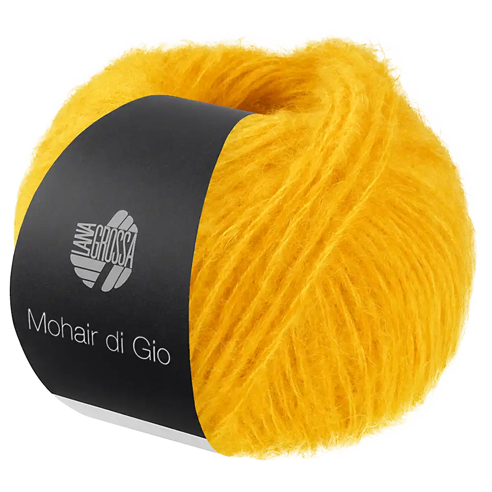 #Farbe_Lana Grossa Mohair di Gio | 20 Dottergelb